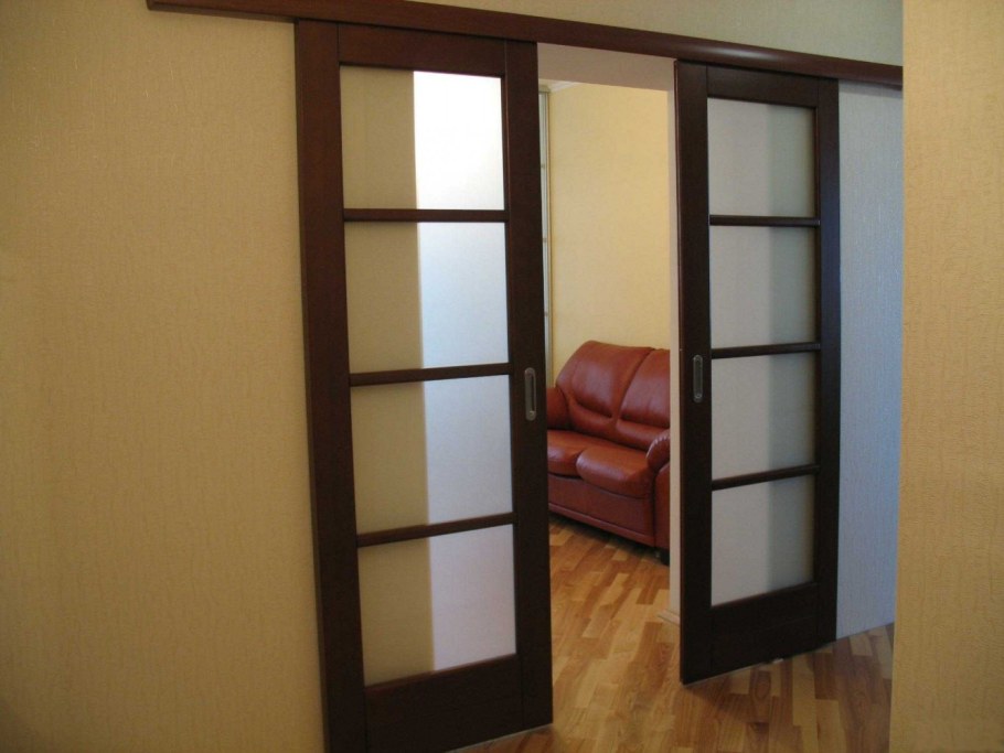 Межкомнатная дверь раздвижная Твигги v4 Magic Fog венге