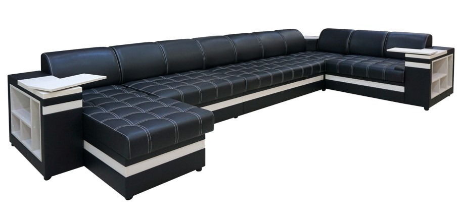 Диван серый угловой