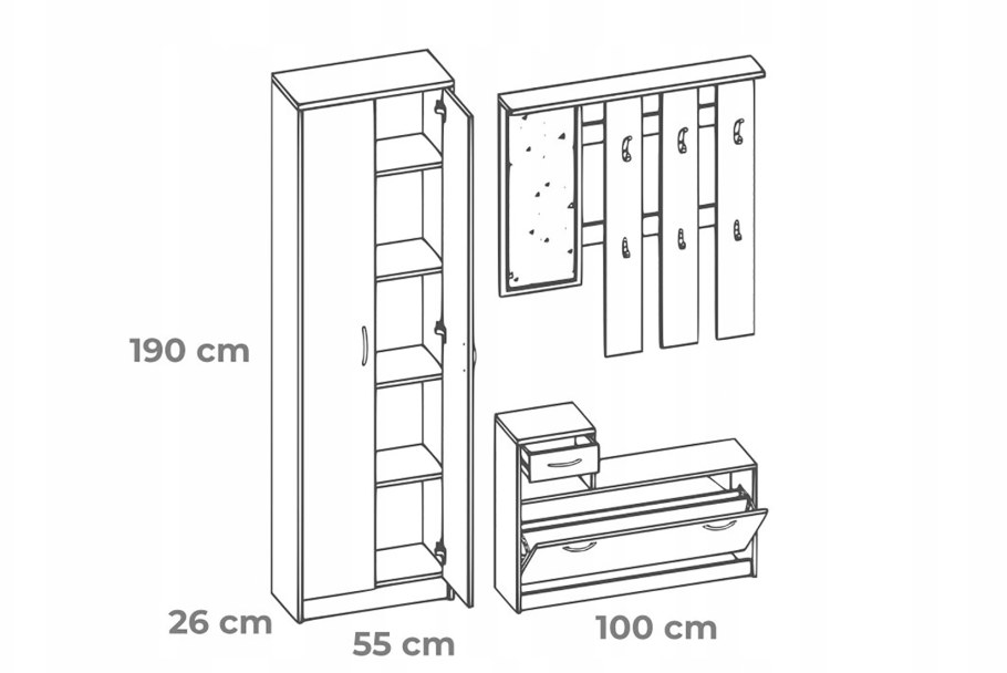 Прихожая Слава (Мебельсон)