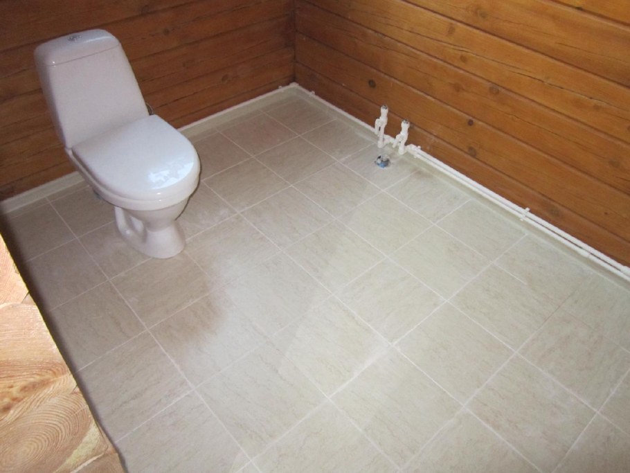 Укладка плитки по диагонали на пол