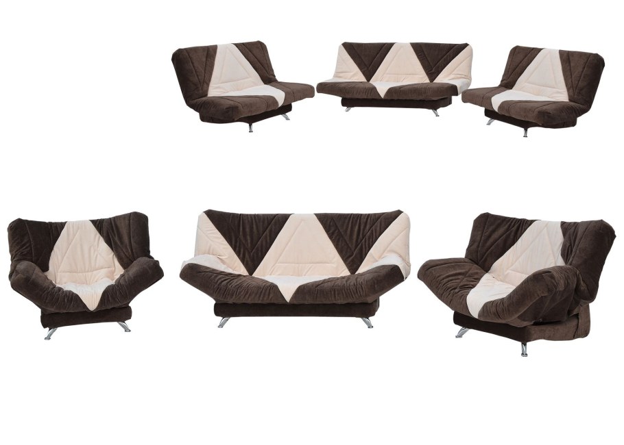 Диван клик-кляк и два кресла Сантерра