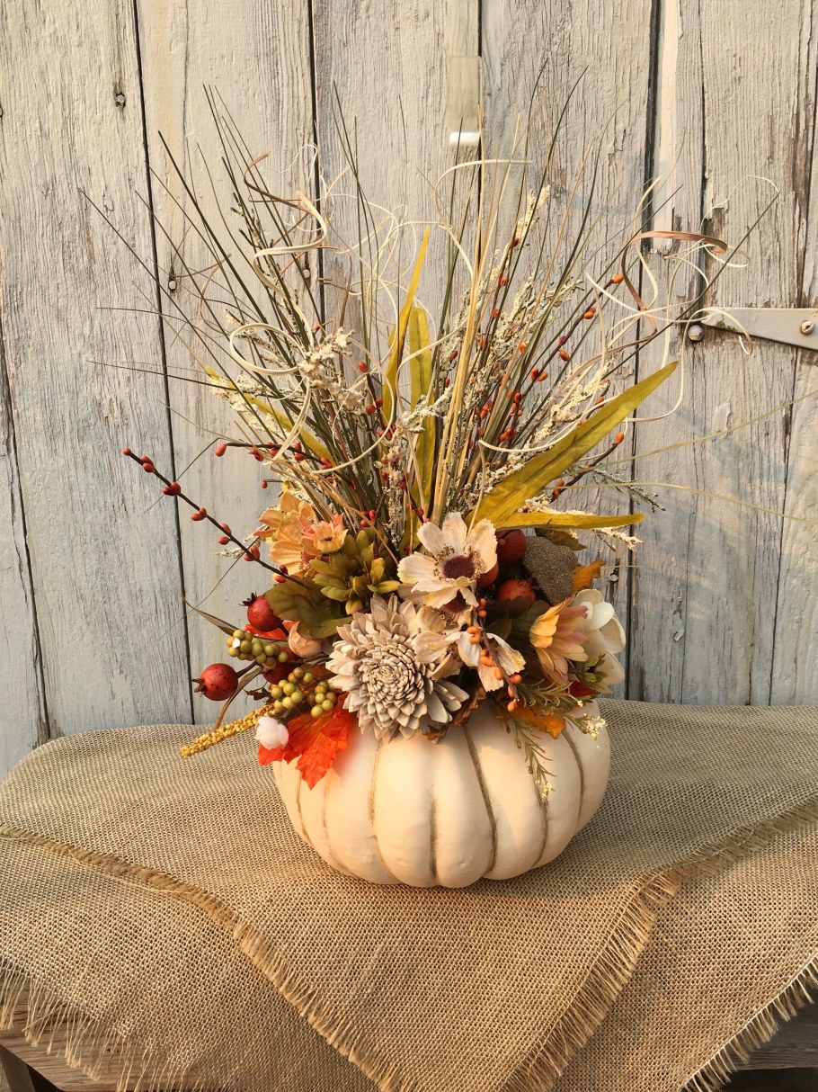 Осенний букет экибана