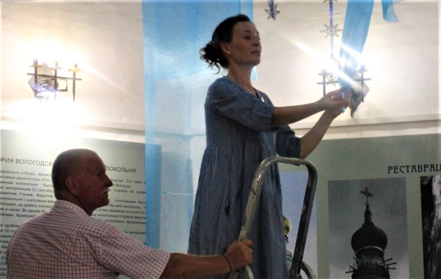 Под небом кружевным акция в Вологде