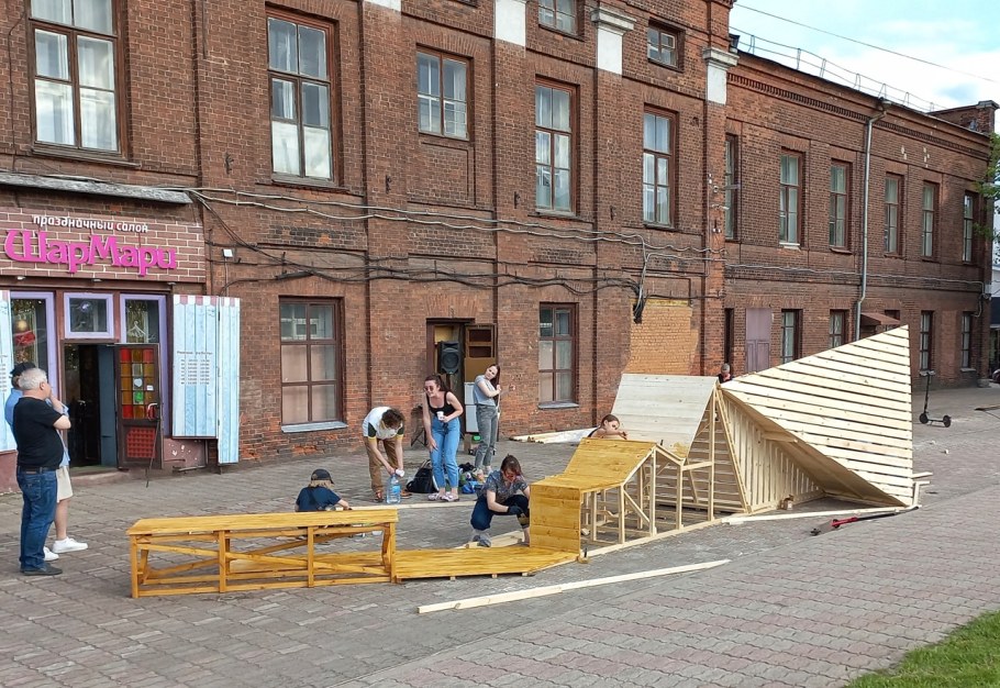 Арт объекты из природного материала