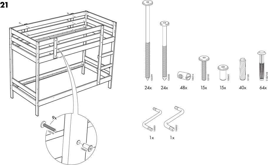 Кровать домик Ненси 80х160 бук