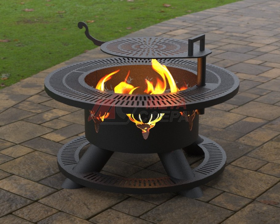 Костровая чаша Везувий