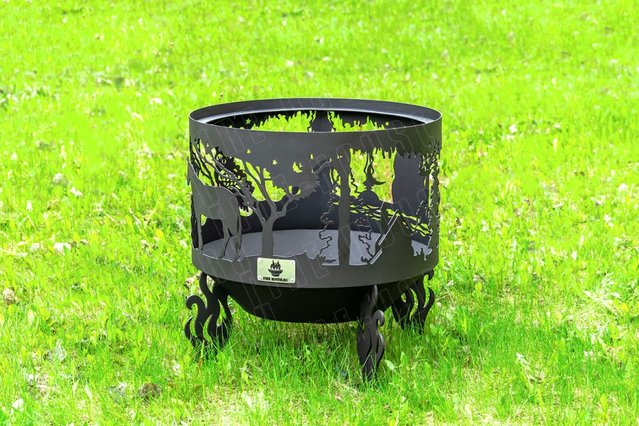 Костровая чаша Ежик в тумане