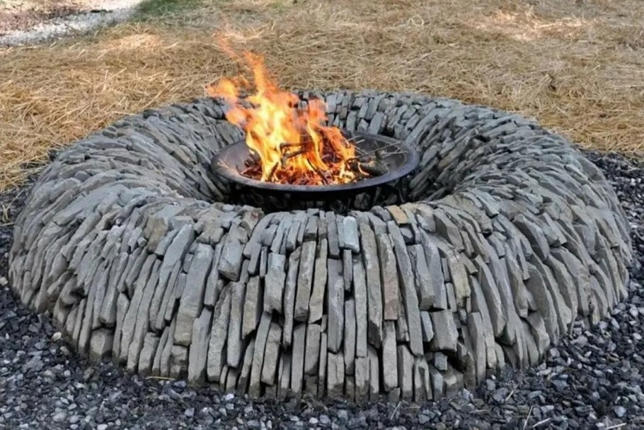 Костровая чаша прямоугольная