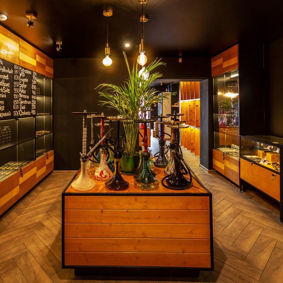 Интерьер табачного магазина