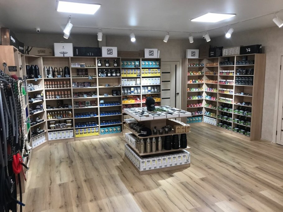 Витрина для кальянного табака