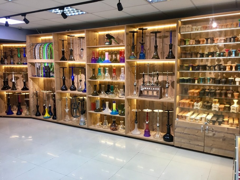 Стеллаж для кальянов