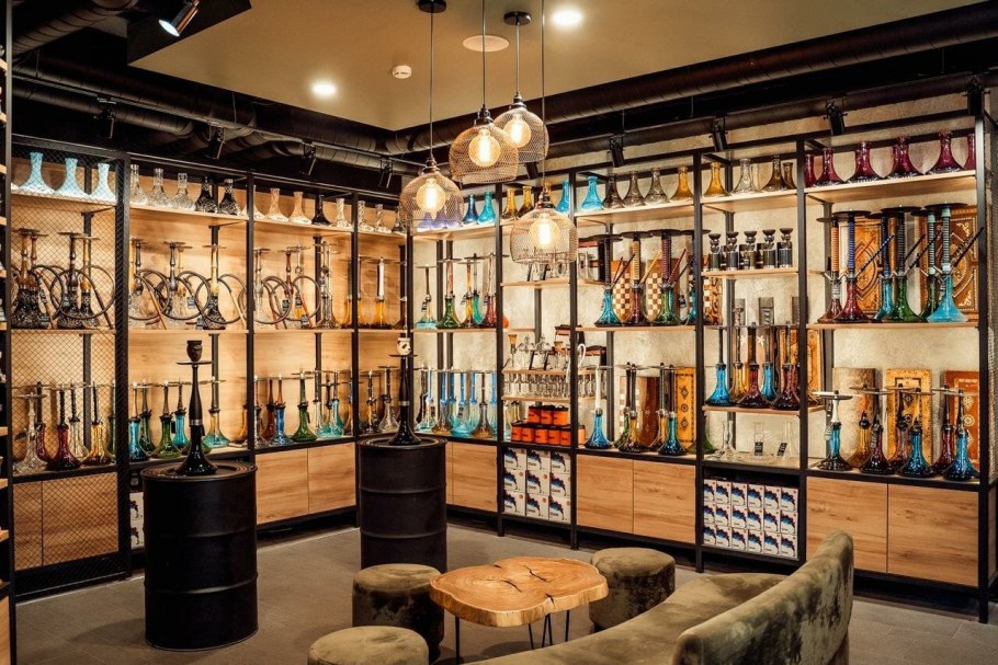 Магазин кальянов интерьер