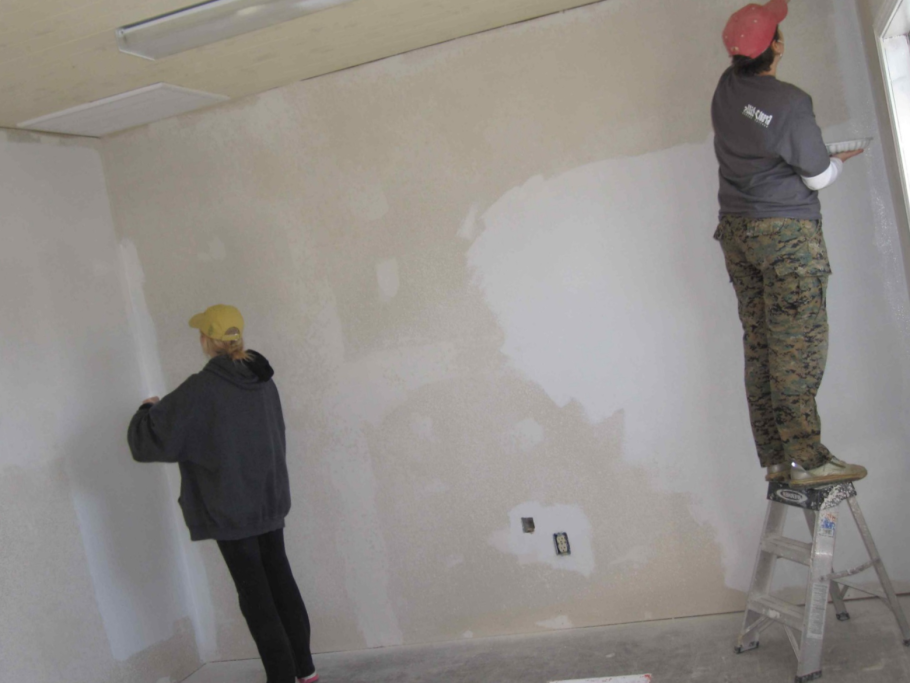 Ванная процесс ремонта