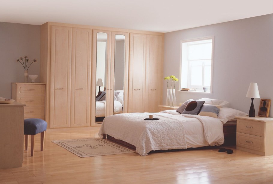 Цвет обоев к мебели клен