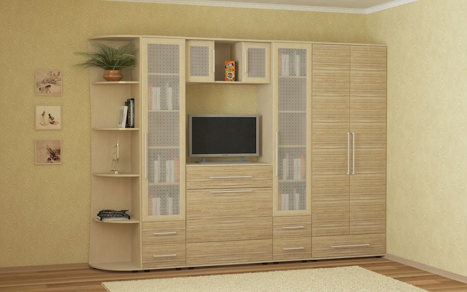 Мебель для гостиной цвет клен