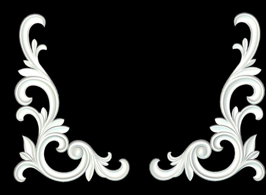 Угловые трафареты для декора