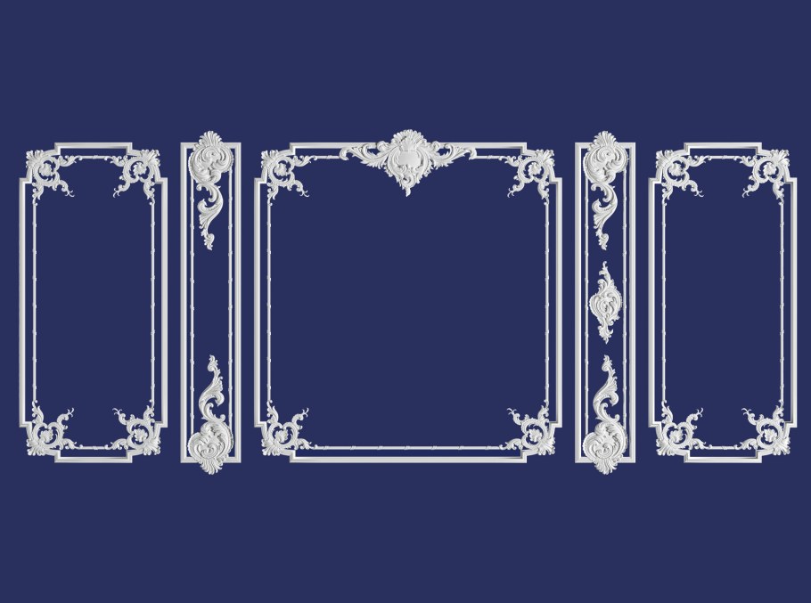 Рамка из лепнины