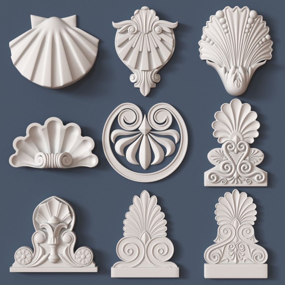 Лепнина растительный орнамент