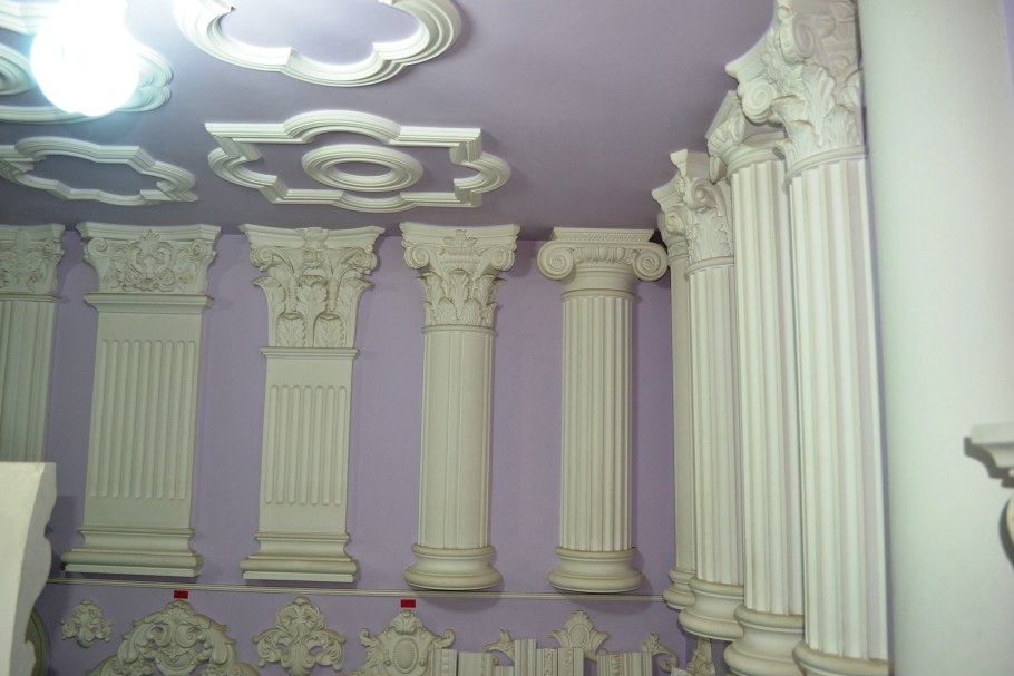 Лепка на колоннах