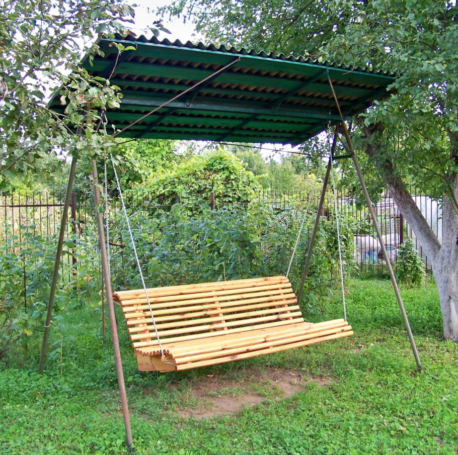 Качели самоделки