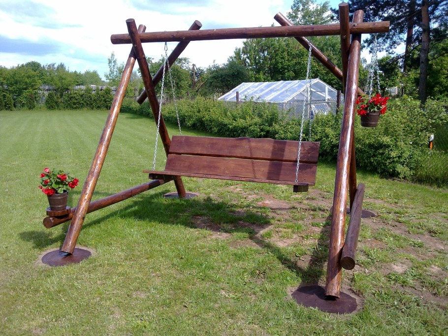 Качели металлические