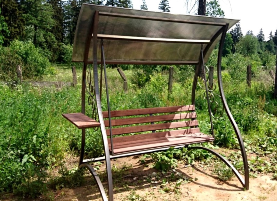 Качели из профильной трубы 40х20