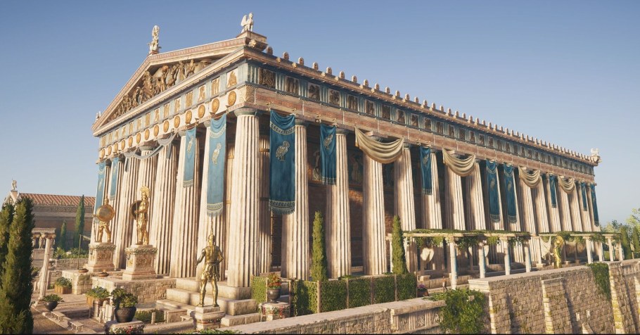 Пергамский алтарь горельеф