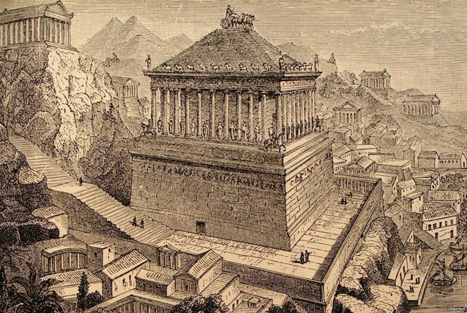 Пергамский алтарь горельеф