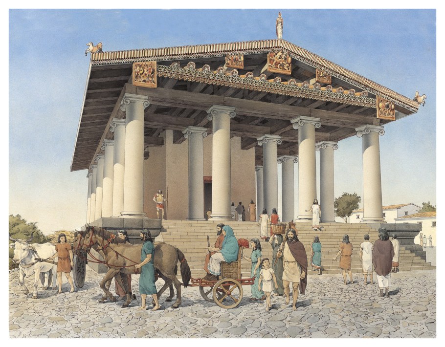 Портик храм древняя Греция