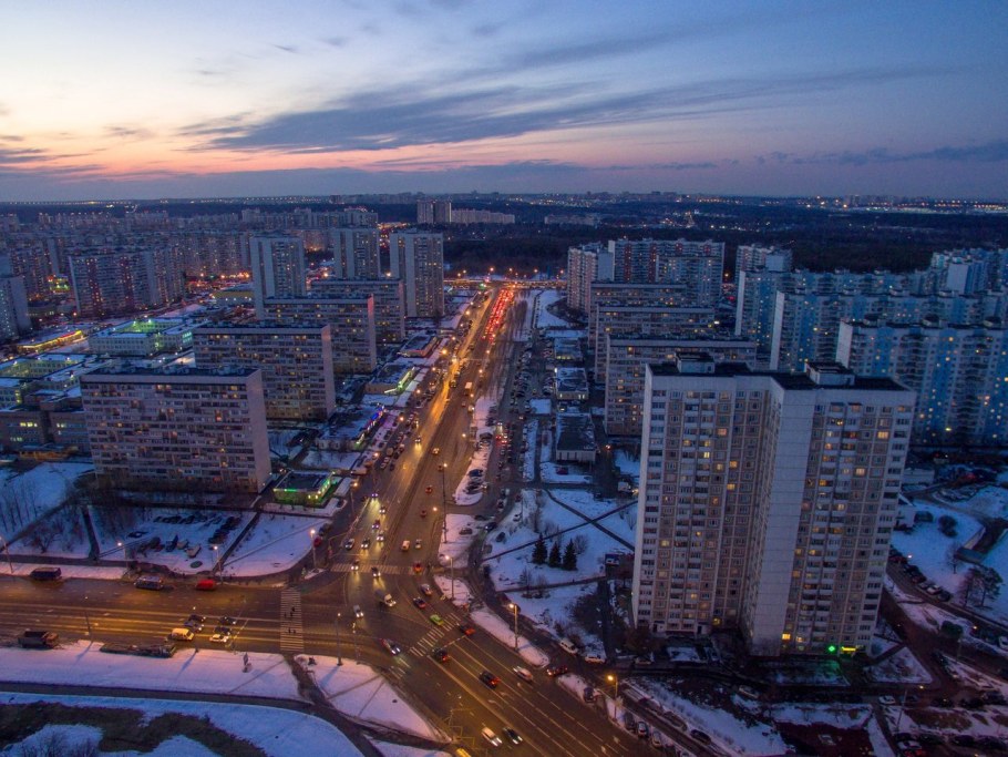 Кухня с эркером п44т в двушке