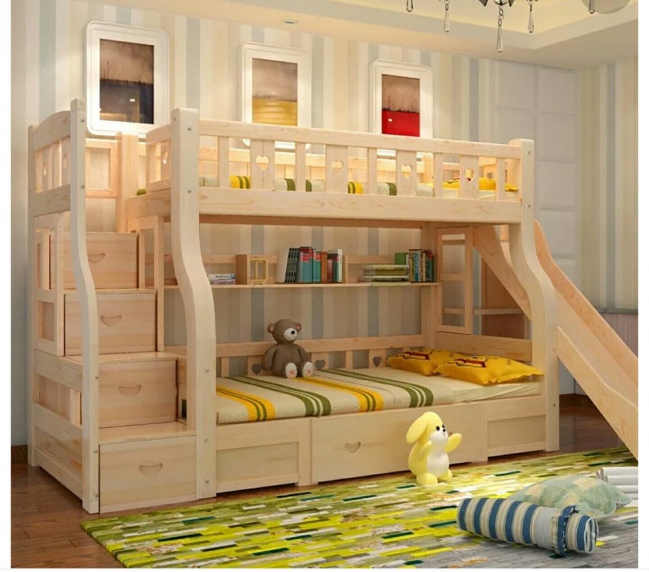 Кровать с горкой