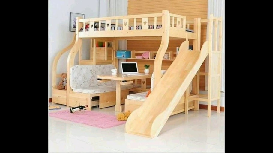 Детская кровать-чердак «Лахти 2.0» с лестницей-комодом