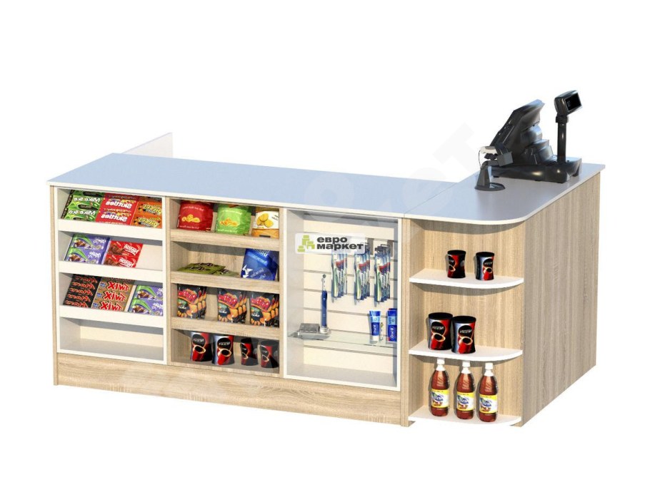 Стойка кассовая 2,5м