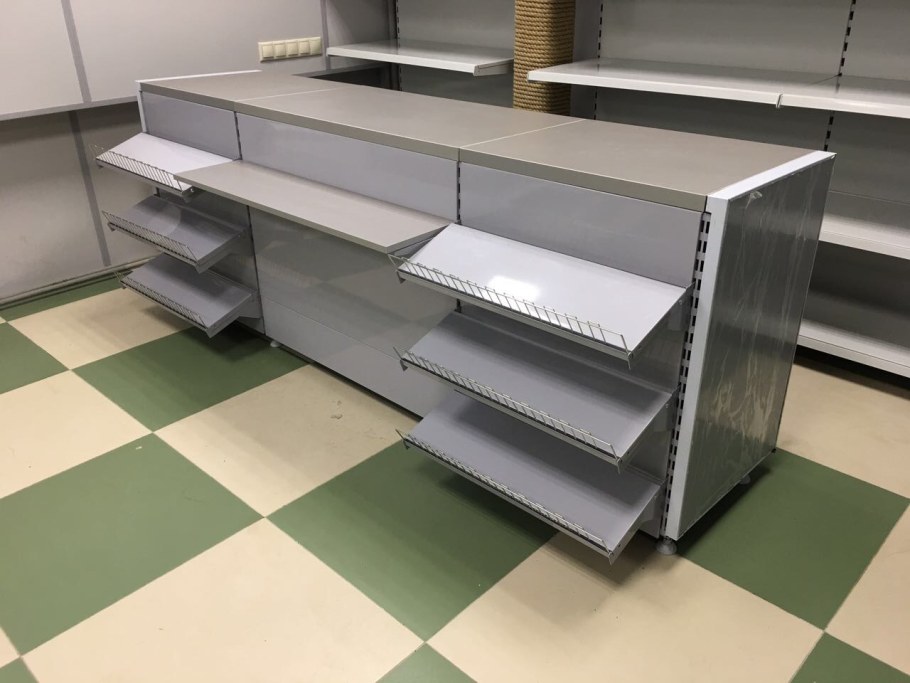 Стол журнальный СЖ-2, (700(1200)*600*580мм) ЛДСП ясень (МФ Бител)