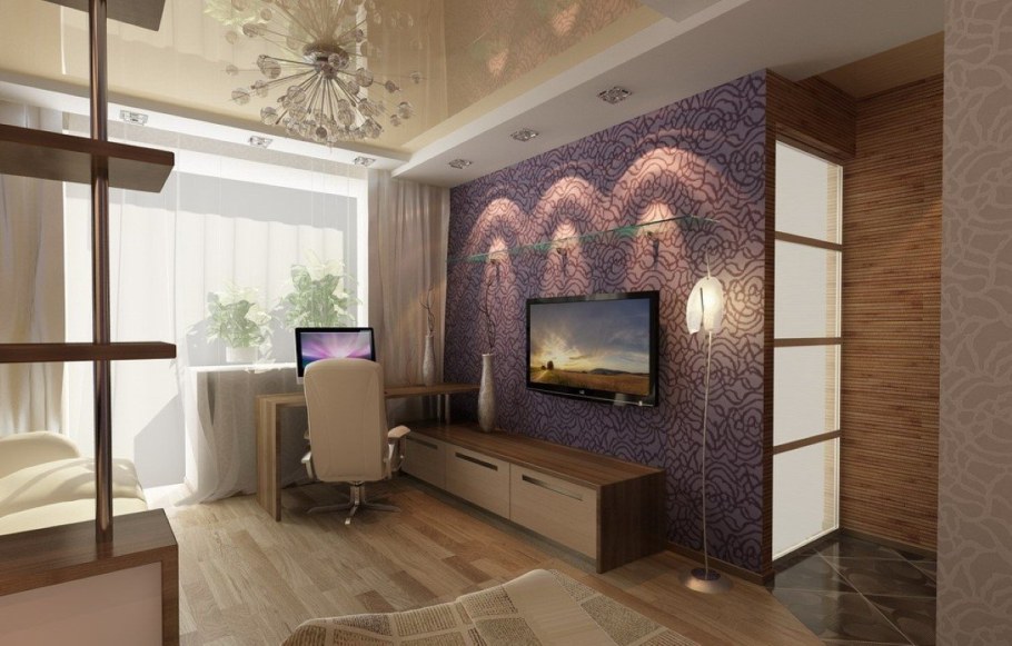 Интерьер маленькой гостиной