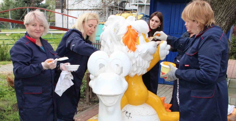 Парк Галицкого скульптуры