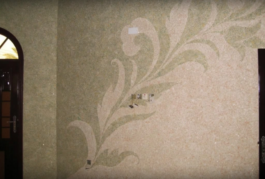 Красивые стены жидкими обоями