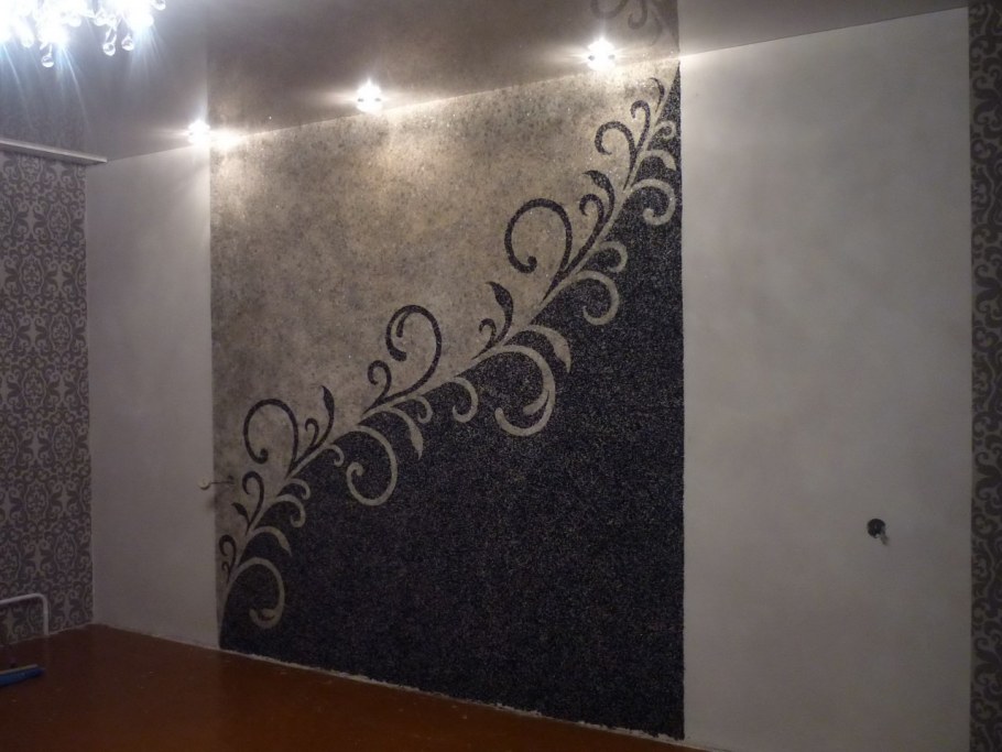 Жидкие обои узоры