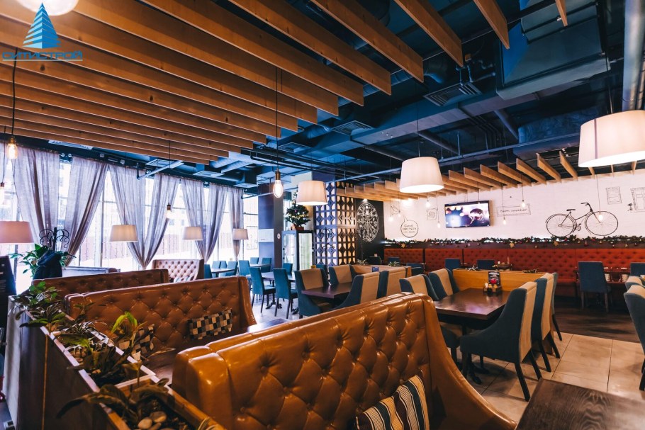 Модульный диван для ресторана