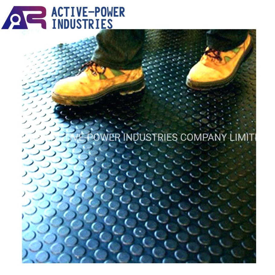 Дорожка резиновая 1.5х10 м "рифленка" (15м2)