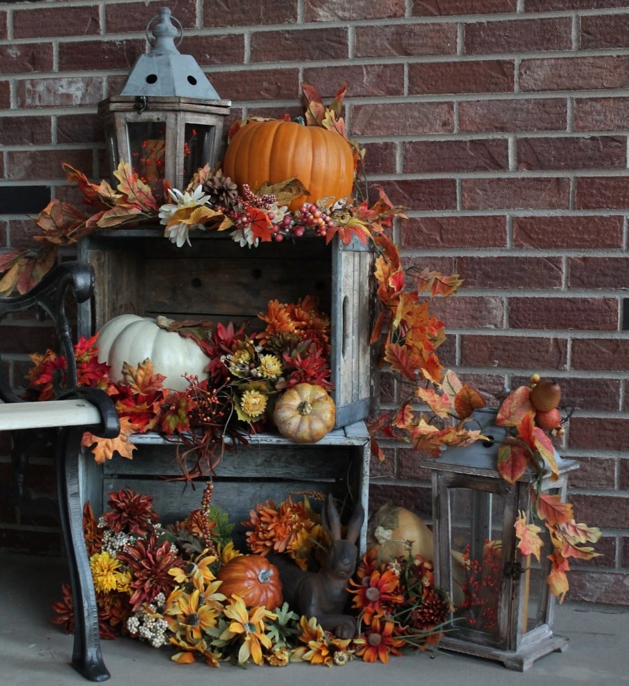 Осенний декор магазина