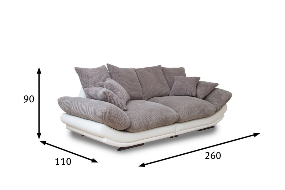 Диван Авиньон серый