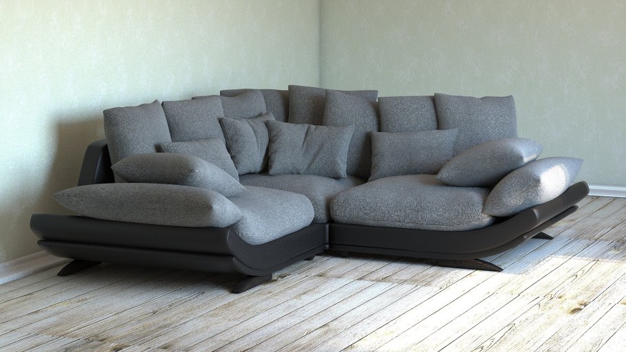 Угловой диван Авиньон, серый