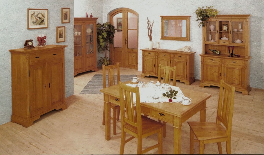 Дубовая мебель в интерьере