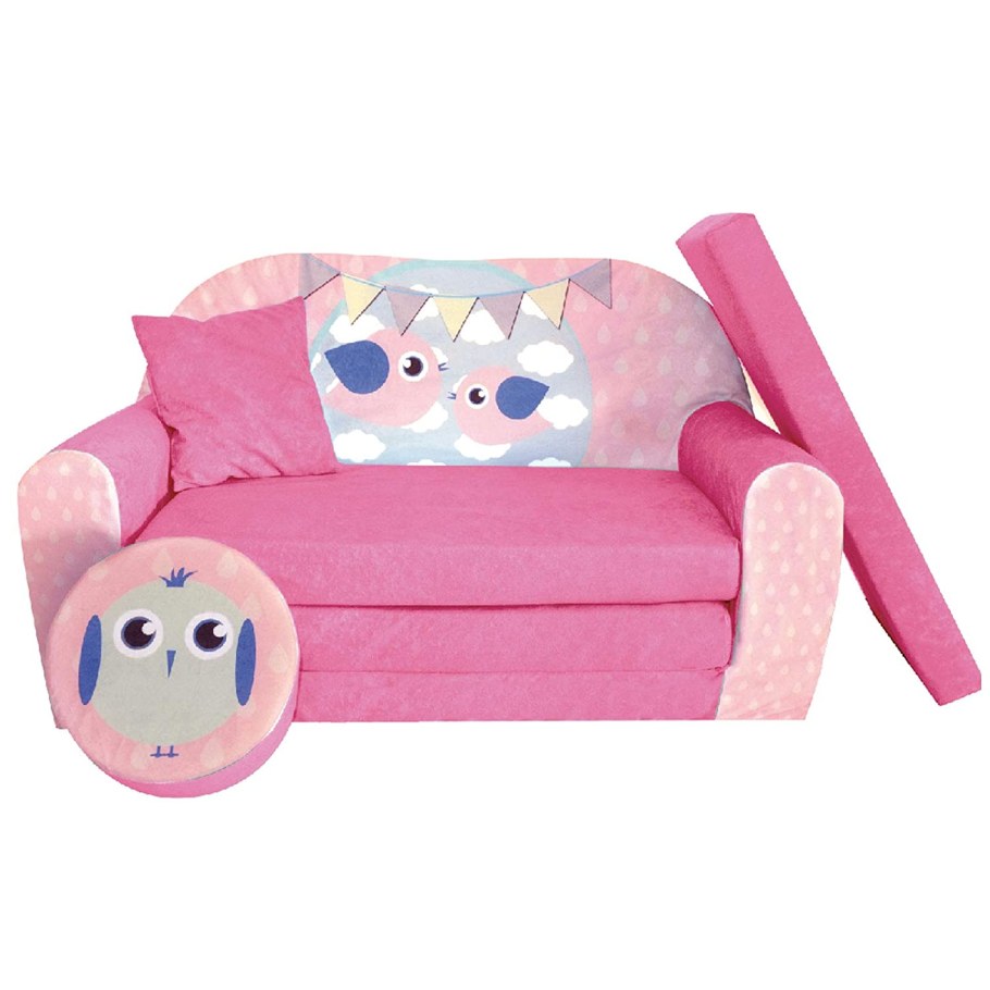 Птичка розовая кроватка