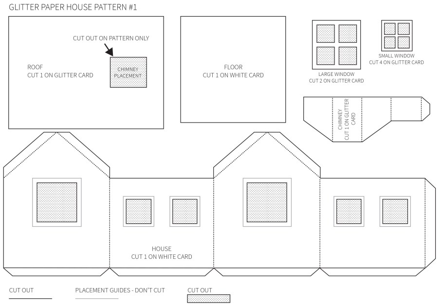 Многоэтажный дом из бумаги