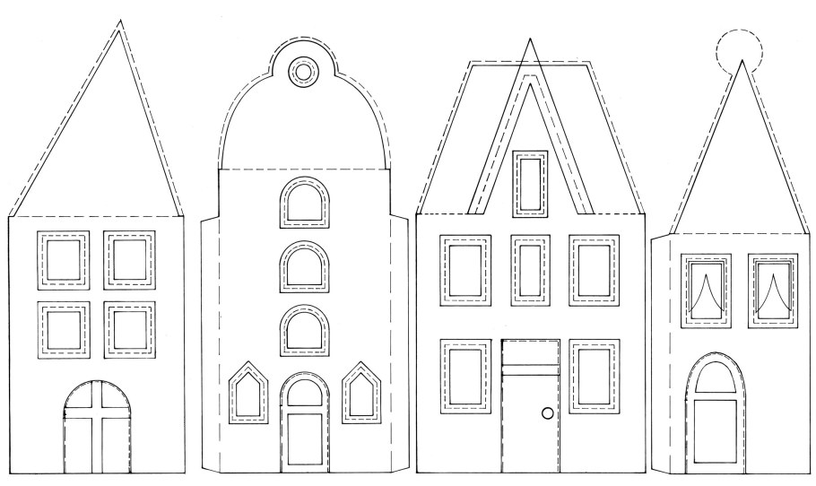 Макет многоэтажного дома чертеж (75 фото)