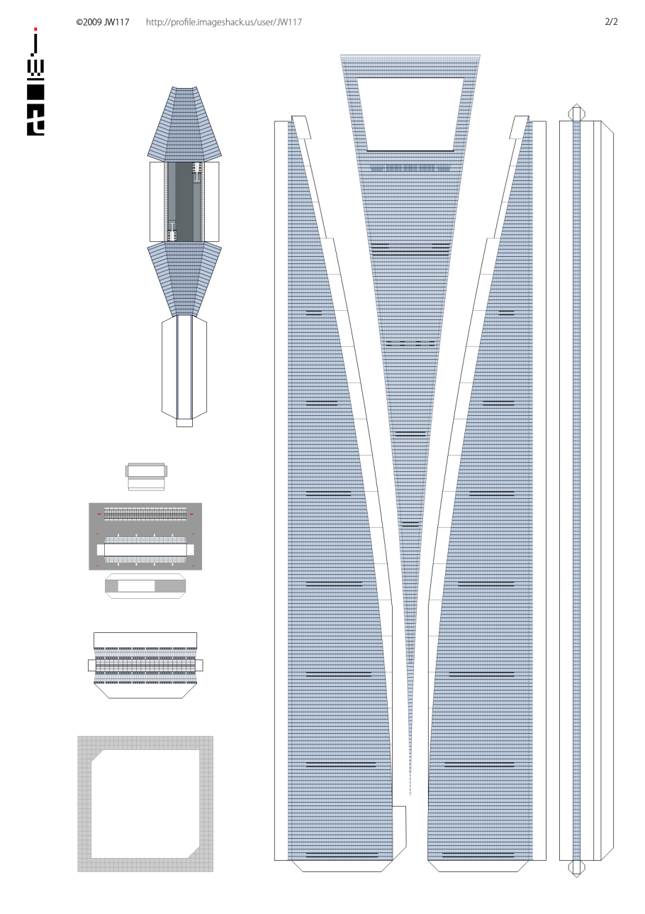 Бумажная модель домика