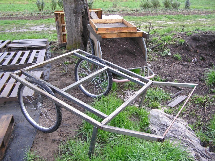 Тележка из велосипедных колес