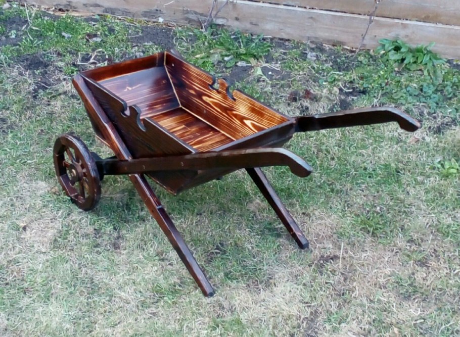 Самодельная Садовая тачка